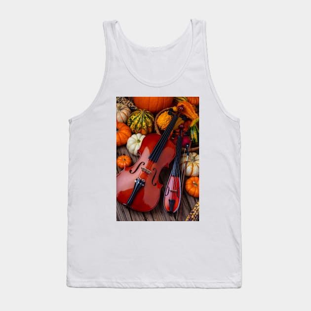 Stringed instruments Autumn Harvest Tank Top by photogarry